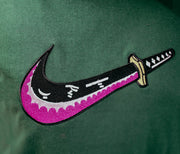 Roronoa Zoro embroidered hoodie