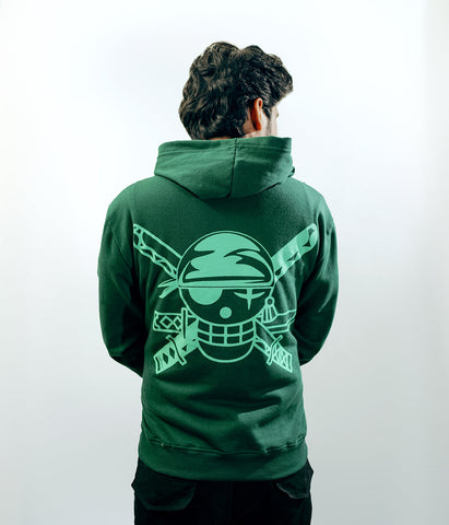 Roronoa Zoro embroidered hoodie