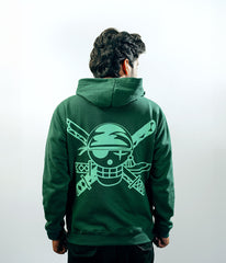 Roronoa Zoro embroidered hoodie