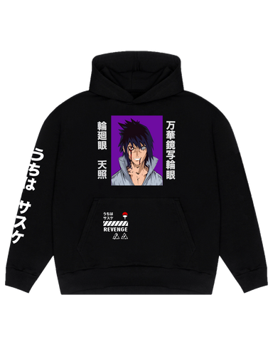 SASUKE REVENGE Reflective Hoodie