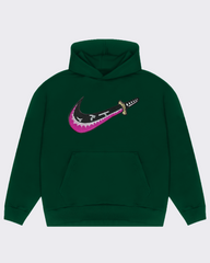 Roronoa Zoro embroidered hoodie