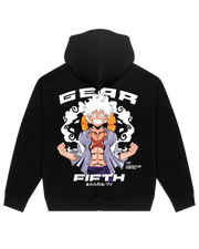 Monkey Luffy embroidered hoodie