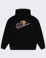 Monkey Luffy embroidered hoodie